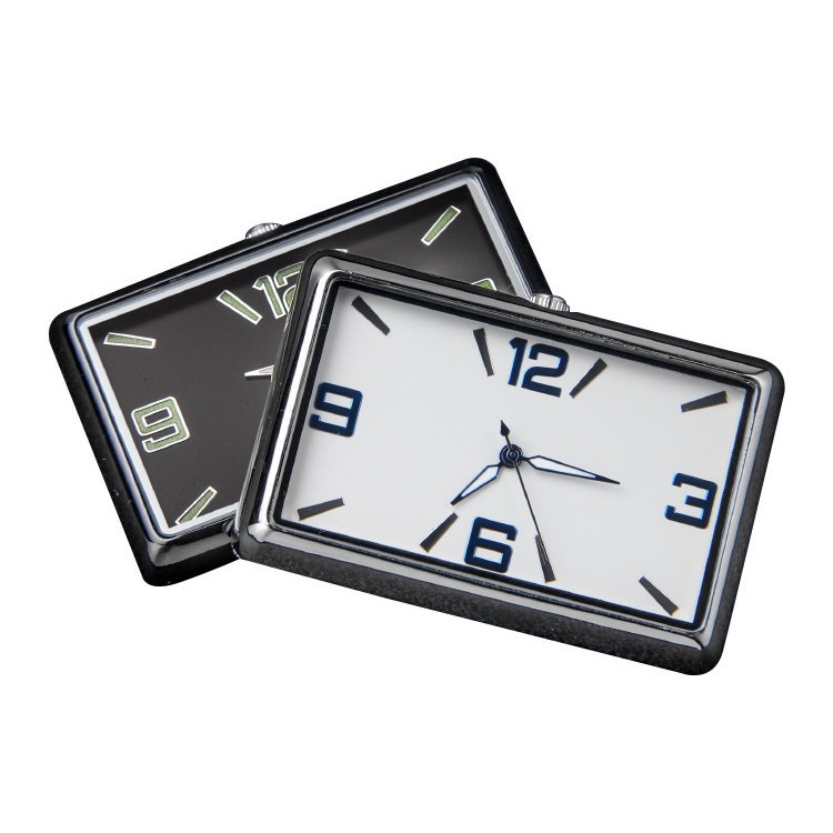 Reloj de coche cualquier pegatina con un clic Inicio cuadrado personalidad reloj de cuarzo reloj creativo suministros de coche image 7