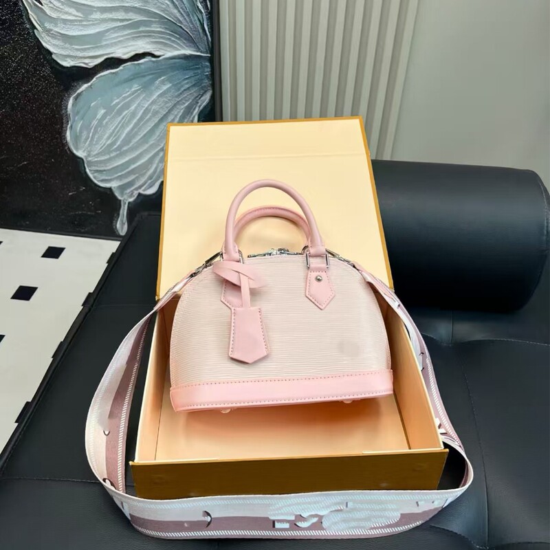 Cross-Border Wholesale Genuine Leather Shell Bag Handbag Shoulder Crossbody Women's Bag Versatile Fashion Handbag Cowhide Women's Bag