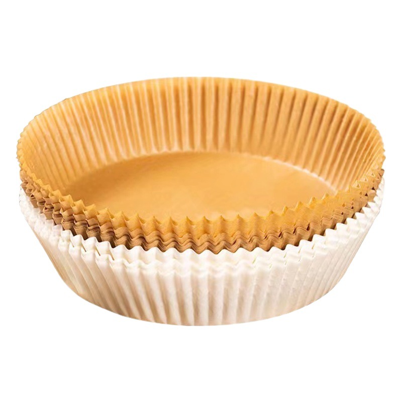 Papel para freidora de aire de silicona, papel para hornear grado alimenticio, antiadherente y resistente al aceite, certificado FDA