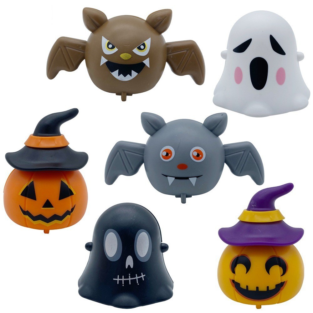 Directo de fábrica transfronteriza día de Halloween Tire hacia atrás traje de coche calabaza juguete divertido partido kindergarten regalo premio