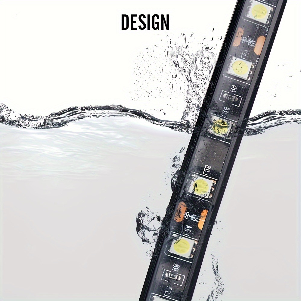 Pickup Truck Compartment Lighting with Tail Box Light Car Atmosphere Light Switch Control One-To-Three Trunk Light