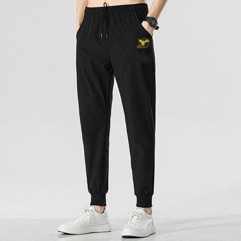 Pantalones de hombre, verano 2022, nueva marca de moda, pantalones deportivos, talla grande, holgados, estampados, joggers, informales, de nueve puntos