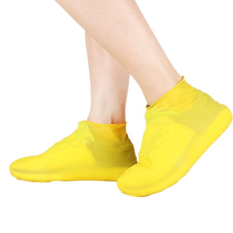 Cubierta de zapato impermeable látex antideslizante cubierta de zapato a prueba de lluvia engrosada resistente al desgaste al aire libre cubierta de zapato impermeable a prueba de lluvia para hombres y mujeres cubierta de Botas de lluvia