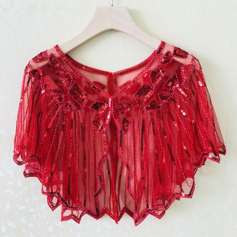 Shawl Women's Summer Small Waistoutwear Versatile Sequined Dress with Skirt European and American Sun Protection Small Outwear New Cloak