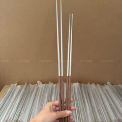 ミノ家揚げ物延長箸高温家庭用304ステンレス滑り止めすくい面キッチン専用胡桃木
