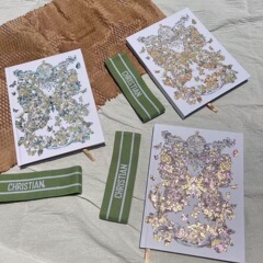 シンプルな大気蝶ノート高颜値ins風の美しいギフトメモ帳シンプル