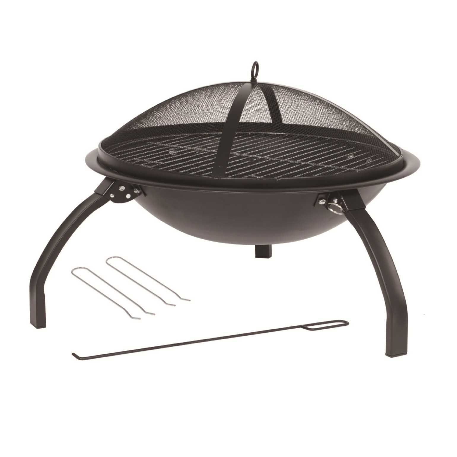 Producción de la fábrica 21,5 pulgadas brasero calentador parrilla calentador de leña fuego pit Net cubierta calentador barbacoa