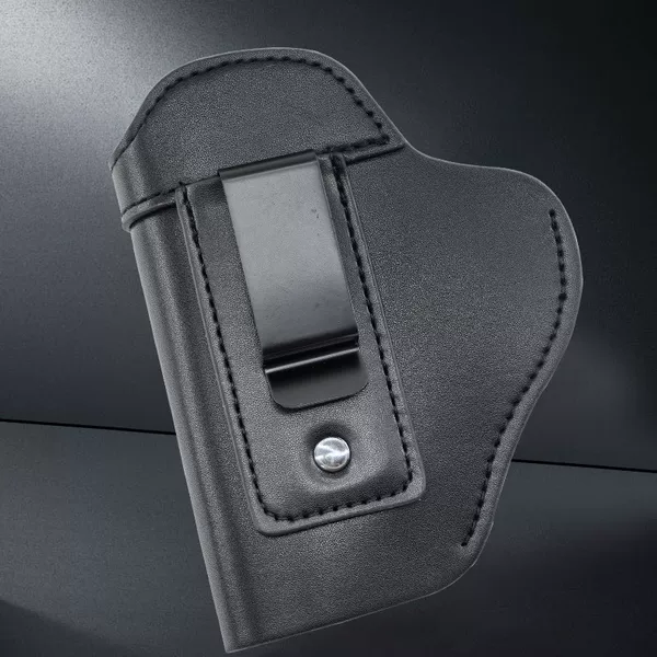 Cross-Border Leather Quick-Draw Holster, Universal Portable Outdoor Tactical Waist-Mounted Invisible Waterproof Holster
Pu Black Gun Holster