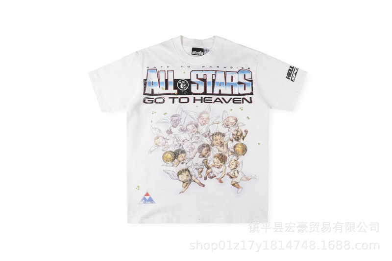 25SS新型アメリカンカラー洗水フード付きの男性と女性の上着のtシャツのジーンズの5分のズボン|undefined