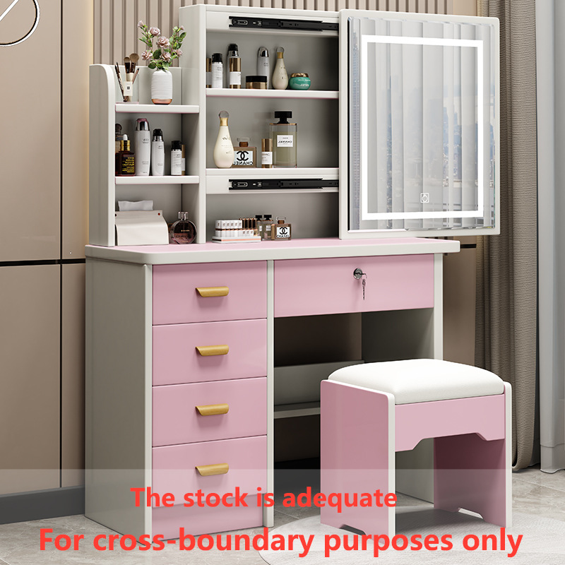 Cross-border small apartment dressing table simple integrated cabinet vanity table bedroom Amazon storage cabinet dressing table foreign trade