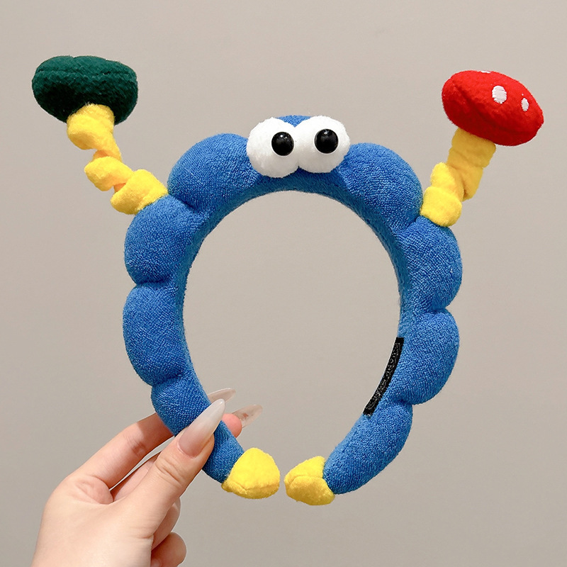 Cute pelúcia lavado facial correa de cabello para mujeres 2025 nuevo tipo de máscara especial para el cabello de maquillaje atar cabello correa de cabello