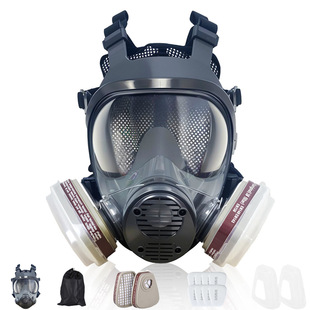 Gas mask painting pesticide dustproof electric welding chemical decoration formaldehyde acid and alkali gas large window protection cross-border