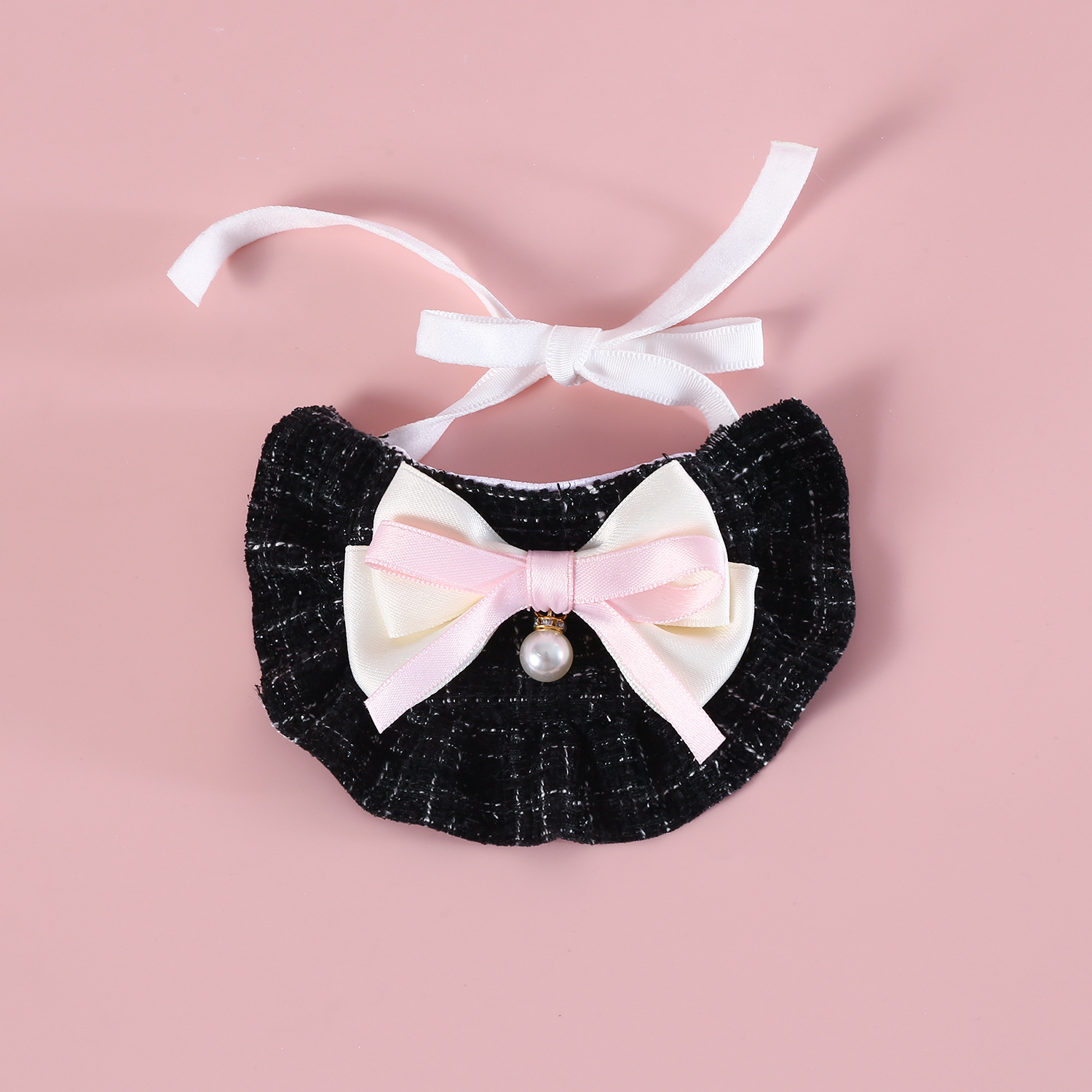 Pequeño arco perfumado para mascotas bibs ropa para gatos para mascotas boinas para mascotas set de accesorios de decoración para mascotas image 11