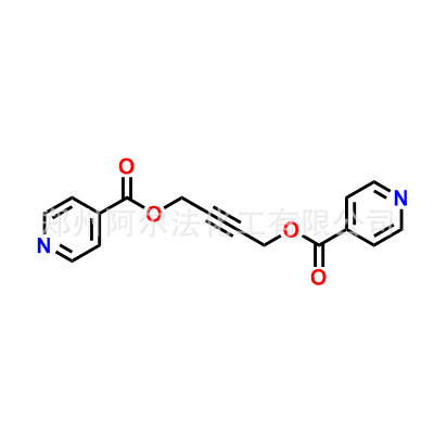 but-2-yne-1,4-diyl diisonicotinate CAS：164736-86-1