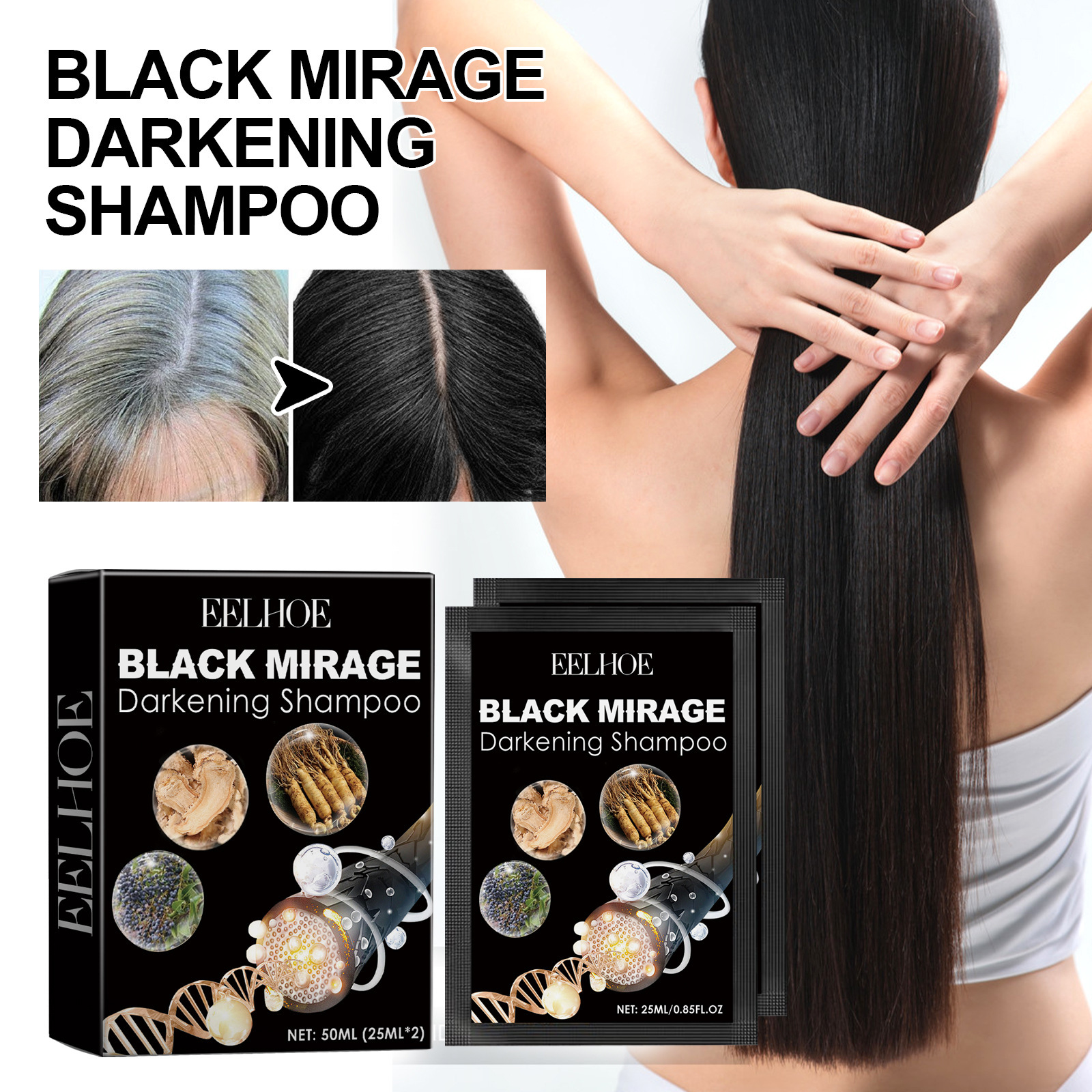 EELHOE Shampoo with ginseng