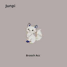 狐狸胸针可爱日系徽章包包装饰别针扣ins潮个性衣服领针创意礼品