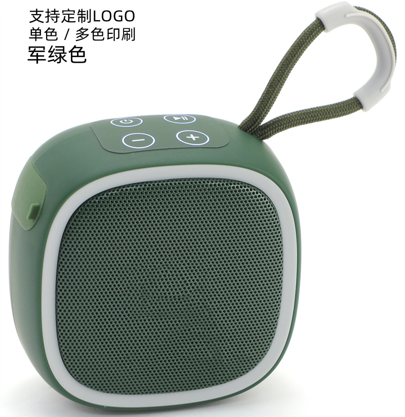 Nuevo altavoz Bluetooth transfronterizo, altavoz portátil de regalo con ranura para tarjetas, mini altavoz Bluetooth inalámbrico para exteriores.