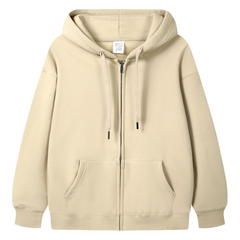 Sudadera con Capucha de Cuello Redondo Corto para Mujer, Marca de Moda, 330g, Nueva Colección Otoño-Invierno, Estilo Versátil, Holgada e Informal