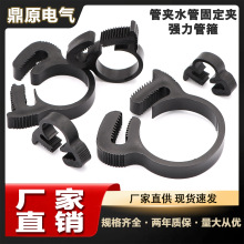 源头厂家直供多规格通用塑料卡箍管夹器尼龙软管卡箍抱箍喉箍管箍