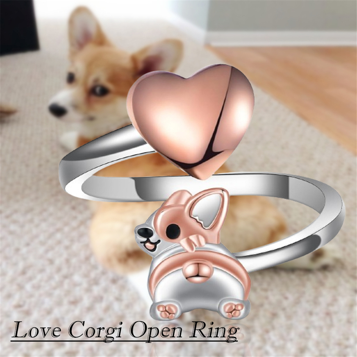 cute adjustable fashionable ring