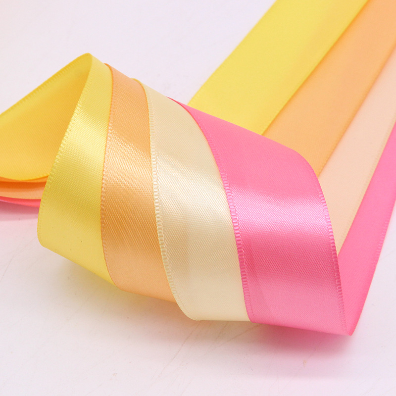 [Tianyi Mei] en stock 8 puntos cinta de poliéster accesorios textiles cinta de embalaje de regalo de 2,5 cm