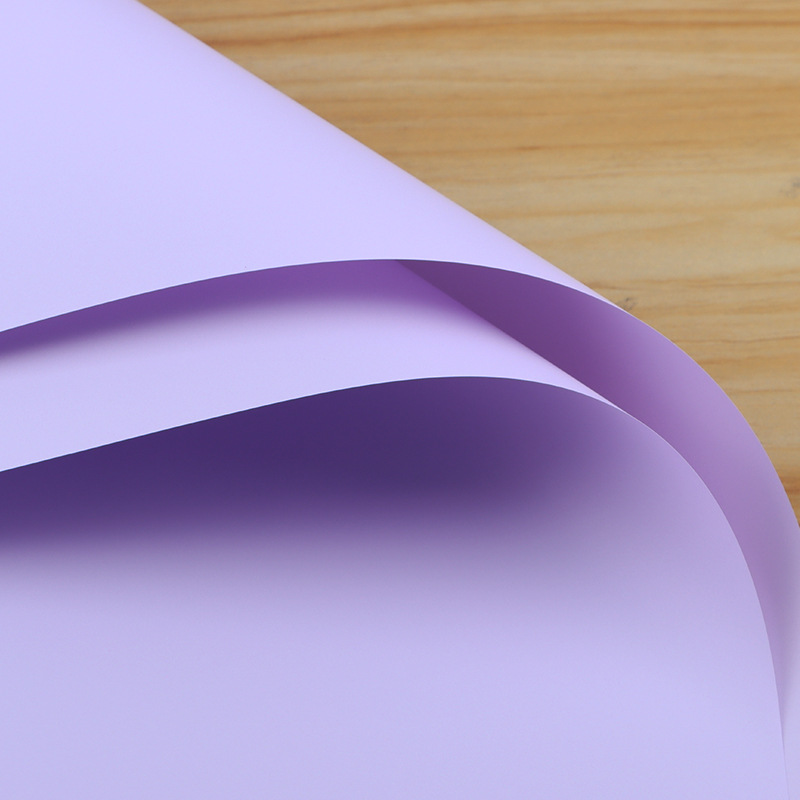 Papel de Regalo de Flores de Papel Ouya de Dos Colores, Material Plástico Impermeable, Papel de Envolver Ramos de Flores, Estilo Coreano, Primer Amor, Papel de Color Puro Especial