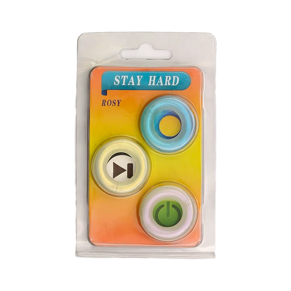 Three-color ring luminous blister