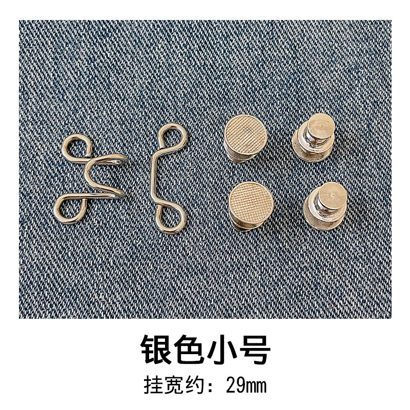 Jeans cintura contraída artefacto cintura apretado cintura pin ajustable botón flor pantalones grandes aguja de botón pequeño image 126