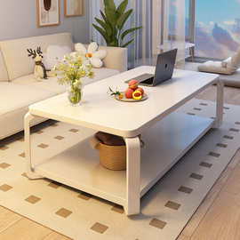 茶几小户型客厅家用2025新款沙发边奶油风创意边几简约办公室茶桌