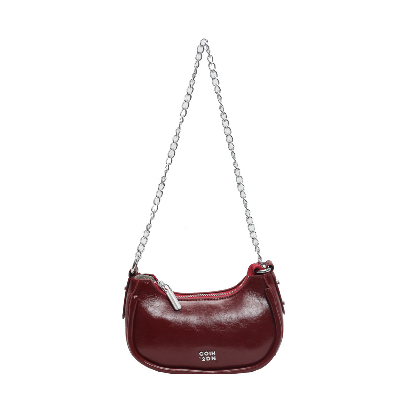 Bolsos pequeños de estilo occidental populares de verano para mujer 2025 nuevo bolso de mensajero súper fuego salvaje bolso de axila de un solo hombro de sentido avanzado