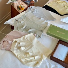 3642#云柔奶油冰10A束肌裤透气桑蚕丝裆冰丝高腰无感收腹女士内裤