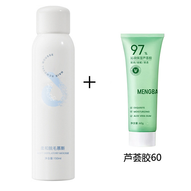 Crema depilatoria suave e indolora caja de cuerpo completo para el hogar para eliminar el vello de las axilas, el vello de las piernas, la depilación de las manos, la mousse en spray al por mayor