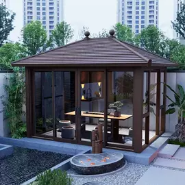 阳光房;亭子;阳篷、雨篷