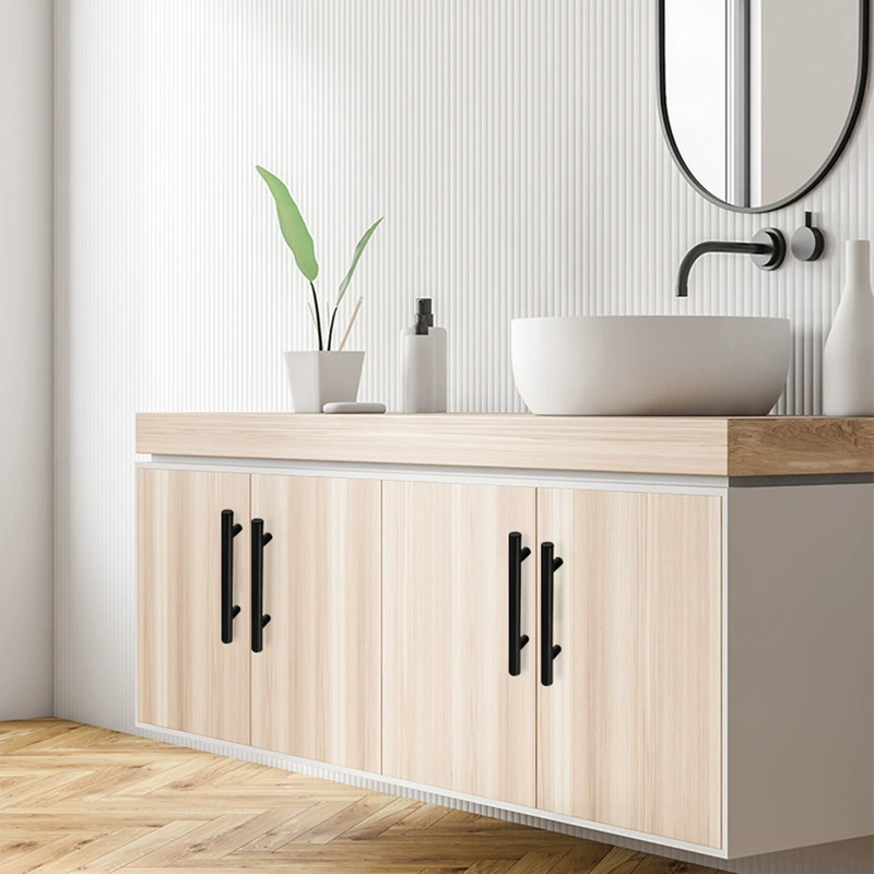 GuDi Cross-border Nordic minimalist stainless steel cabinet door pull handles, circular T-shaped