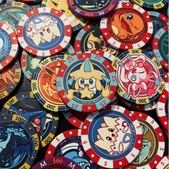 Cartoon elite coins, keychain