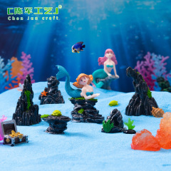 マイクロ風景クリエイティブ海底サンゴ礁海洋水槽造園 diy 装飾アクセサリーミニチュア生態ボトル小さな装飾品