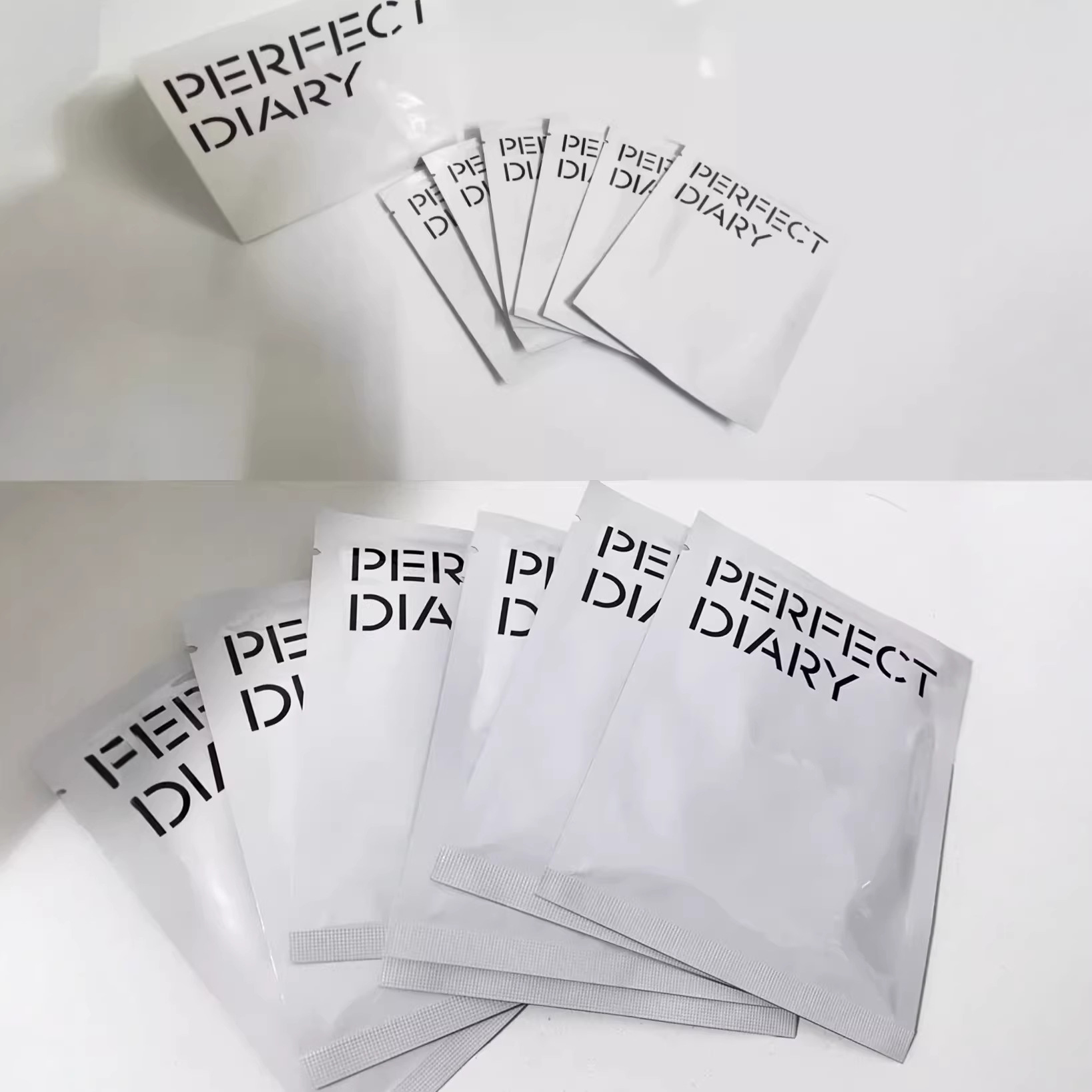 Perfect Diary White Fat Man Toallitas de desmaquillaje de aminoácidos suaves y profundas limpieza facial, ojos y labios, líquido de desmaquillaje de aceite portátil