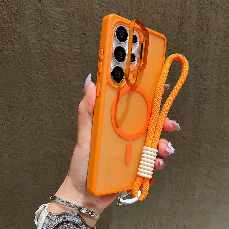 Funda Magnética con Soporte de Lente de PC con Protección Anti-caídas y Acabado Mate