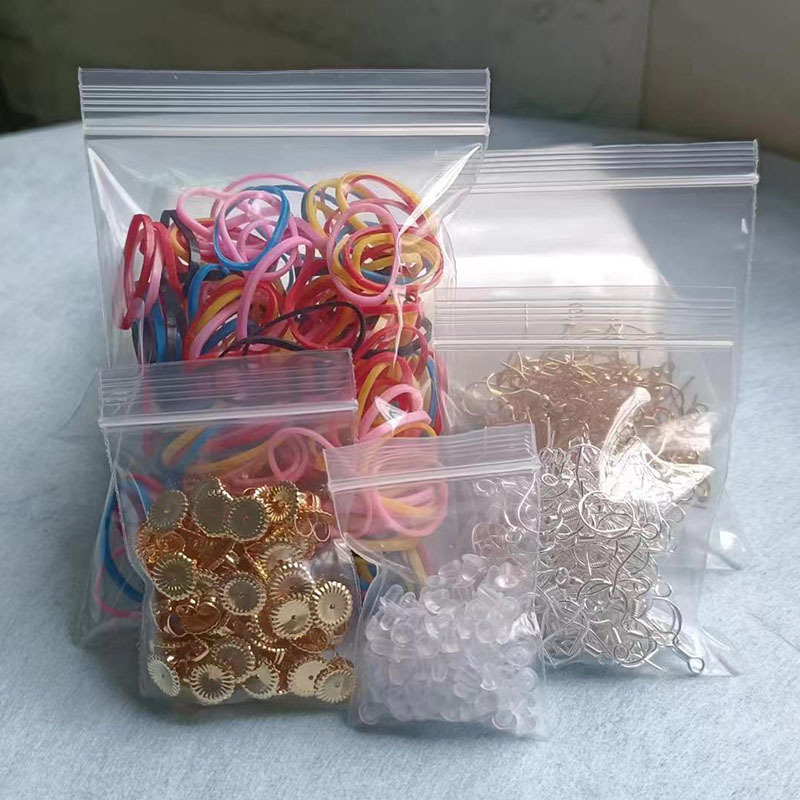 现货PE自封袋 饰品密封袋多尺寸透明塑料袋食品包装袋封口袋批发