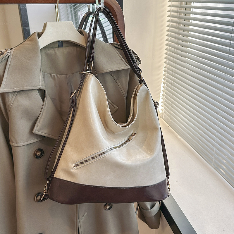 2024 principios de la primavera nuevo todo-juego ins bolso de mano para las mujeres Retro de cercanías textura de gran capacidad de estilo coreano bolsa de hombro para las mujeres
