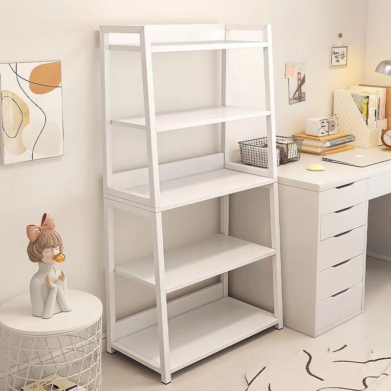 Bookshelf Floor-Standing Iron Storage Rack Simple Reading Rack Living Room Wall Bookcase Display Rack Children's Book Storage Rack