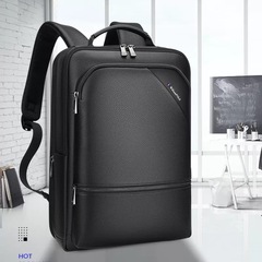 英皇のポールのリュックサックの男性の本革のトップの牛革のリュックサックの男性の多機能のビジネスのレジャーのコンピュータのカバン