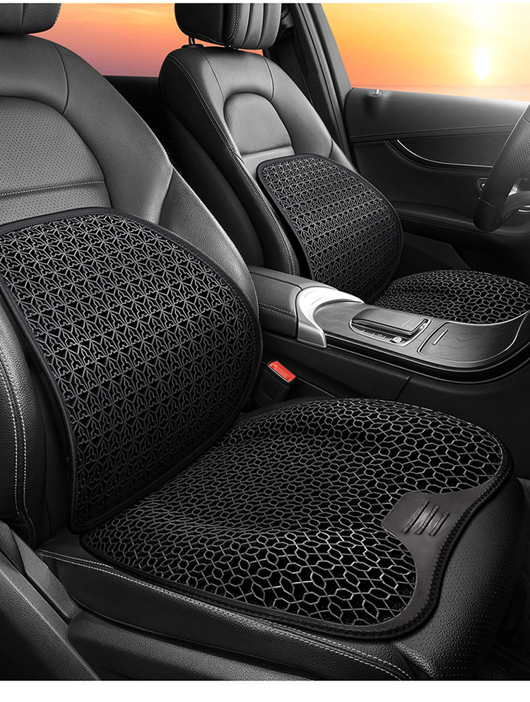 Summer Car Cushion Gel Ice Mat Single-piece Four Seasons Universal Breathable Ventilated Seat Cushion Summer Car Fat Cushion