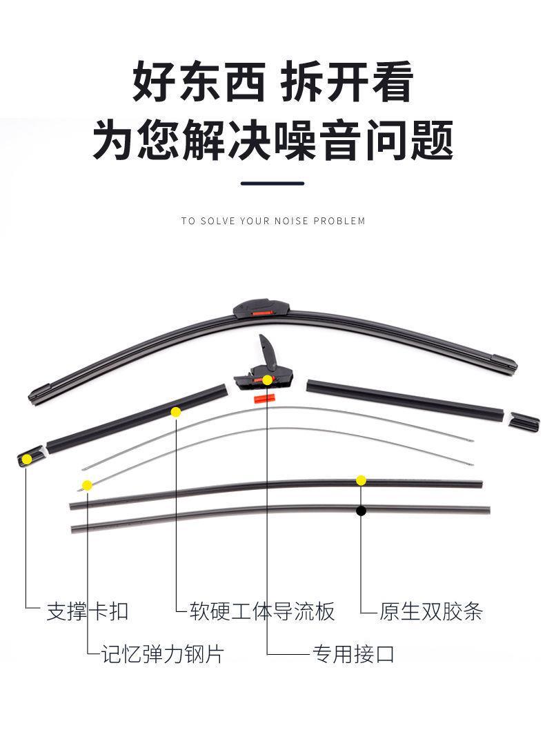 FAW Pentium B30/B50/T33/X40/T77/X80/T99/B70/B90 double rubber wiper wiper