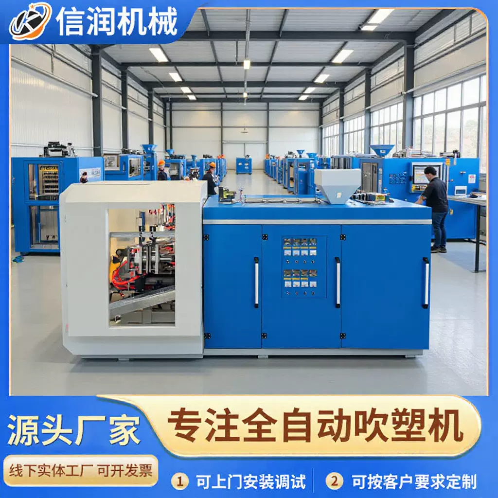现货全自动挤出吹塑机 洗手液消毒液塑料瓶吹塑机PE吹塑机