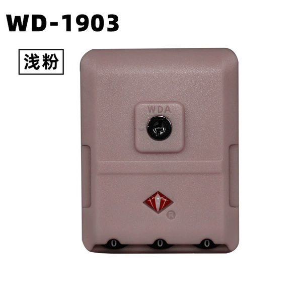 1903B special-shaped lock light pink