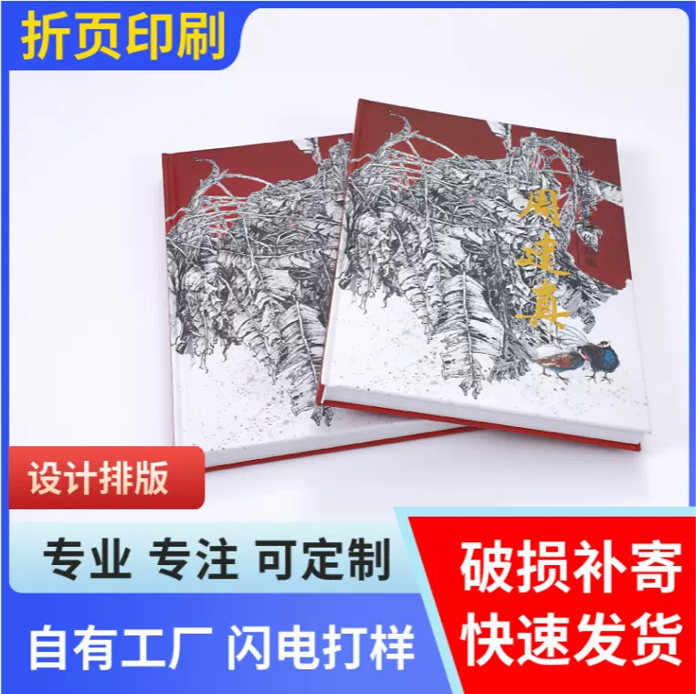 书刊杂志设计定制精装书照片书定制画册选集印刷卡通画本系列