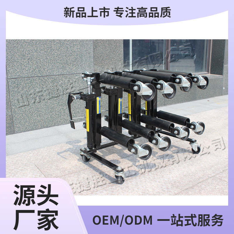 Manual hidráulico carretilla elevadora carretilla pequeña carretilla coche remolque de estacionamiento de propiedad de la comunidad