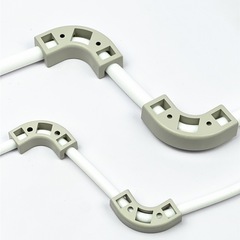 Water purifier pipe elbow, fixed 90 degree right angle 2/3/4 PE pipe water dispenser accessories elbow pipe slot 