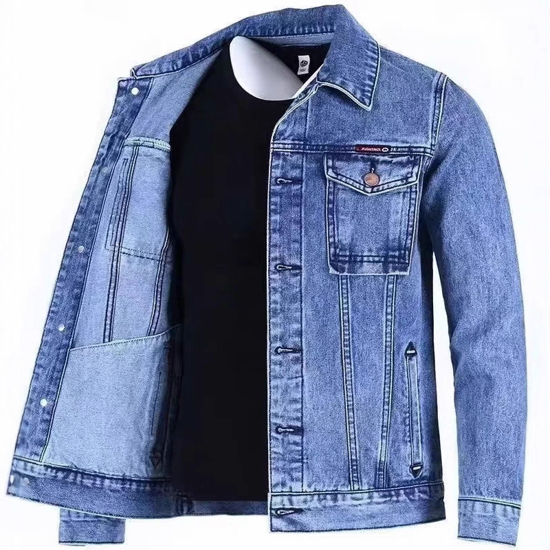 2026 Spring and Autumn Cool Style Jacket for Men, Ins High Street Trendy Brand, Hong Kong Style, Japanese Harajuku Style, Korean Version, Trendy Loose-Fit Jacket